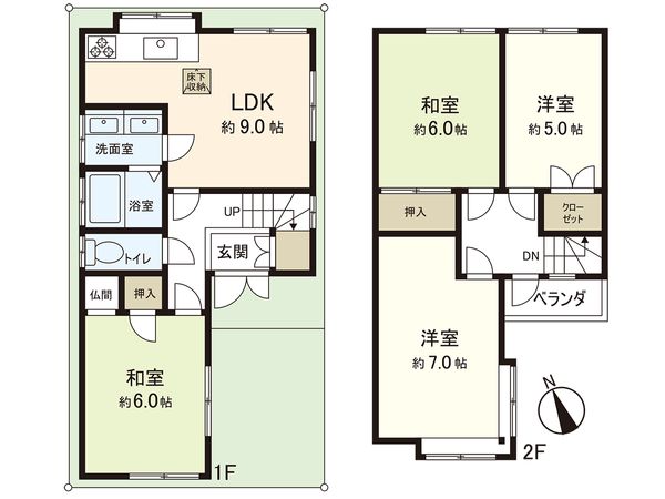 左京区一乗寺才形町 間取図(平面図) 左京区一乗寺才形町 間取図(平面図)