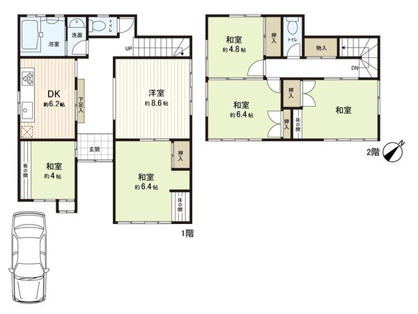 左京区岩倉木野町 間取図(平面図)