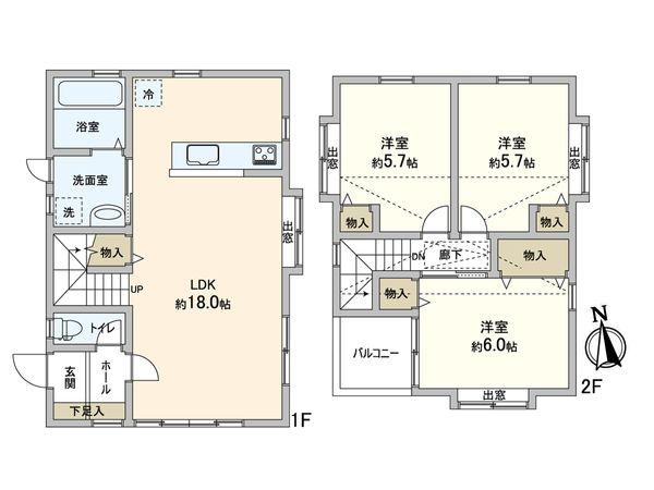 左京区岩倉三笠町 間取図(平面図) 左京区岩倉三笠町 間取図(平面図)