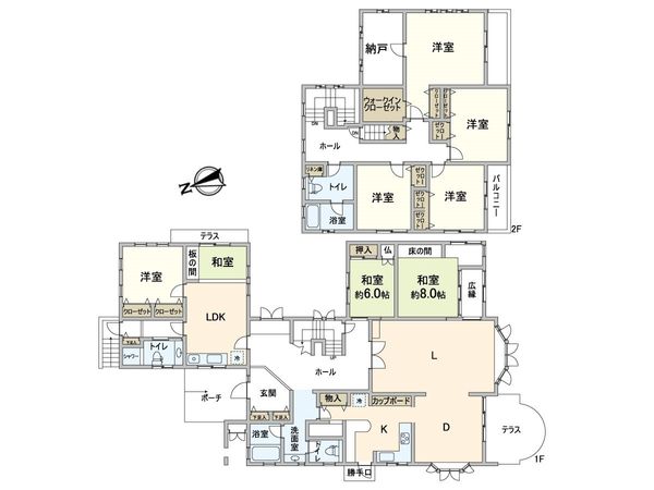 北区大宮釈迦谷 間取図(平面図)