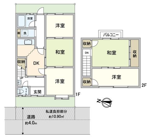 北区西賀茂井ノ口町 間取図(平面図) 北区西賀茂井ノ口町 間取図(平面図)