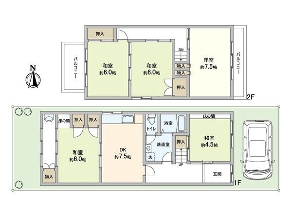 北区紫竹下芝本町 前面道路含む外観 北区紫竹下芝本町 前面道路含む外観