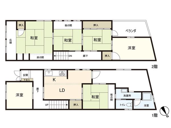 左京区高野清水町 間取図(平面図) 左京区高野清水町 間取図(平面図)
