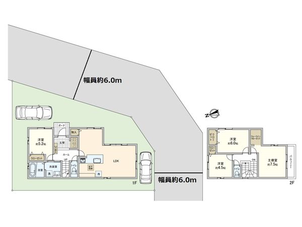 左京区岩倉幡枝町 間取図(平面図)