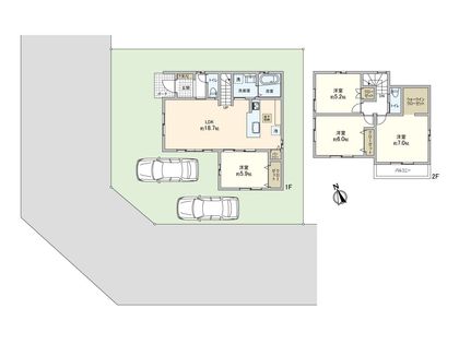 左京区岩倉幡枝町 間取図(平面図)