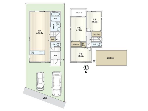 北区上賀茂豊田町4号地 間取図(平面図) 北区上賀茂豊田町4号地 間取図(平面図)