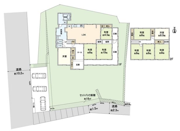 左京区八瀬近衛町 間取図(平面図) 間取図(平面図)