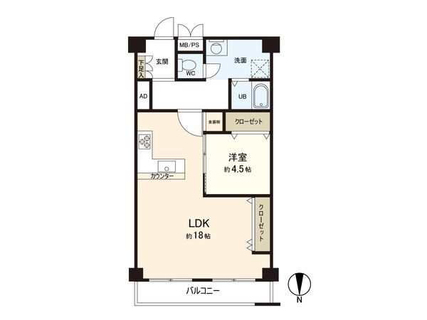 チサンマンション一乗寺 間取図(平面図) 間取図(平面図)