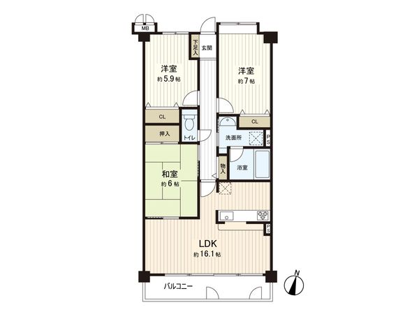 間取図(平面図)