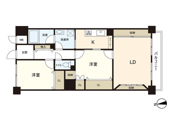 フォルム洛北 間取図(平面図) フォルム洛北 間取図(平面図)