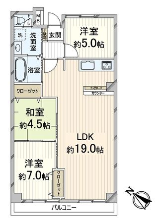 じょい下鴨 間取図(平面図) じょい下鴨 間取図(平面図)
