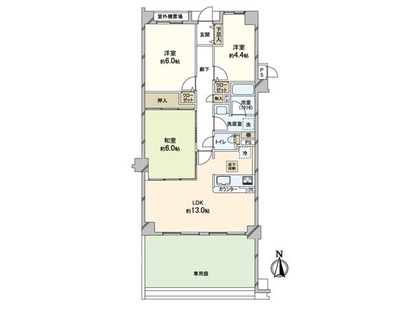 フォルム北山 間取図(平面図) フォルム北山 間取図(平面図)
