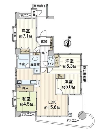 アンビエント上賀茂 間取図(平面図) アンビエント上賀茂 間取図(平面図)