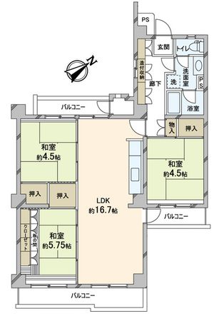 間取図(平面図)