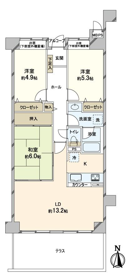 間取図(平面図)
