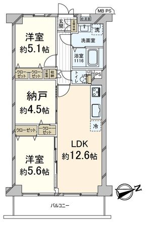 マンハイム山科 間取図(平面図) 間取図(平面図)