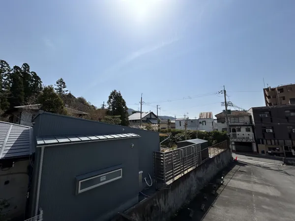 ２階南側バルコニーからの眺望（一戸建部分）