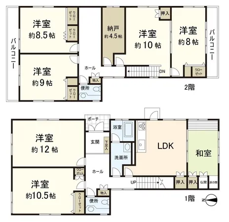 間取図（母屋）