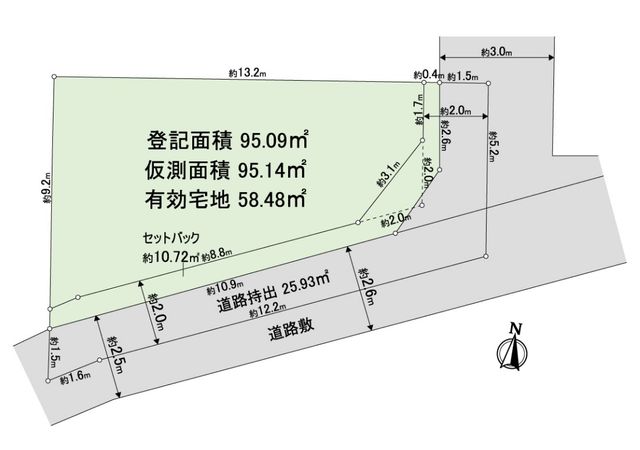 住之江区安立4丁目 土地 区画図 住之江区安立4丁目 土地 区画図
