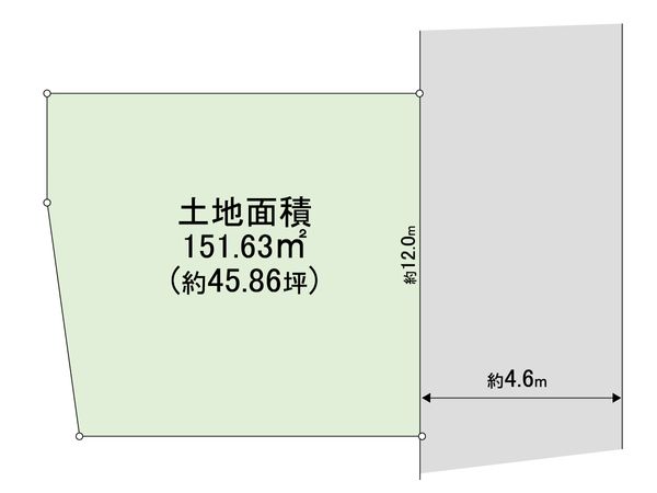 東住吉区南田辺3丁目 土地 区画図 東住吉区南田辺3丁目 土地 区画図