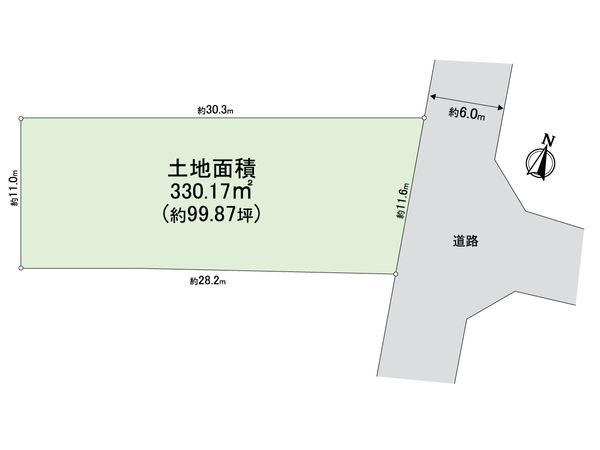 住吉区墨江4丁目 土地 区画図 住吉区墨江4丁目 土地 区画図