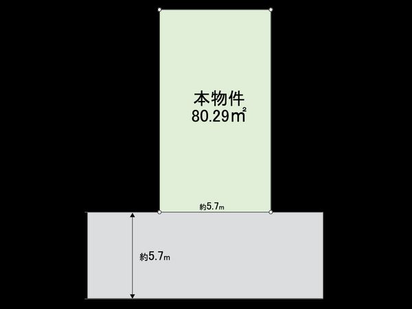 東住吉区山坂1丁目 土地 区画図 東住吉区山坂1丁目 土地 区画図