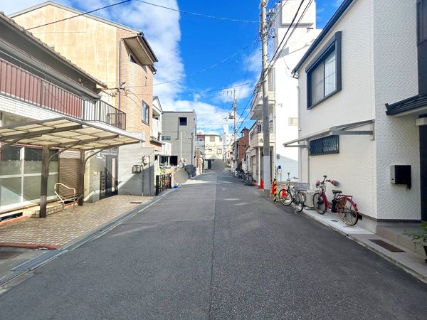 東住吉区山坂1丁目 土地 前面道路含む外観 東住吉区山坂1丁目 土地 前面道路含む外観