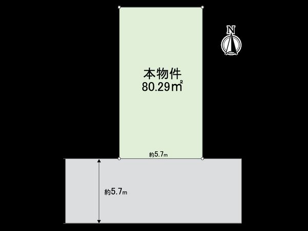 東住吉区山坂1丁目 土地 区画図 東住吉区山坂1丁目 土地 区画図