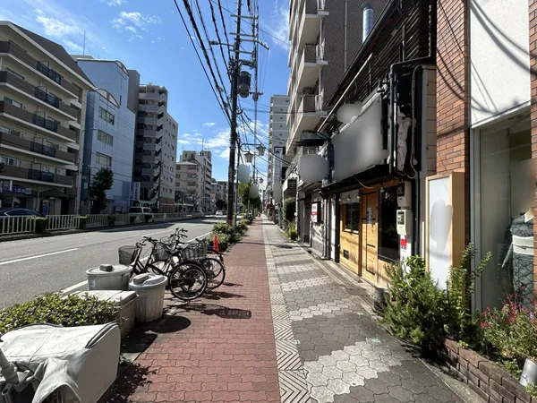 前面道路含む外観