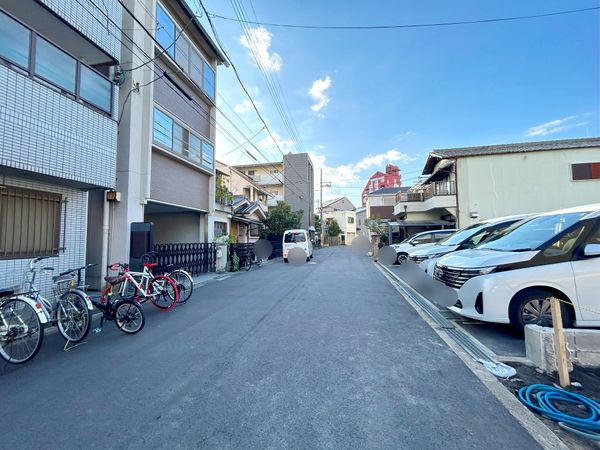 住吉区遠里小野4丁目 土地 前面道路含む外観 前面道路含む外観