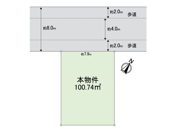 大阪市東淀川区豊新1丁目 区画図 区画図