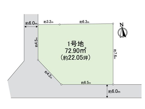 住之江区住之江3丁目 1号地 区画図