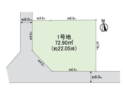 住之江区住之江3丁目 1号地 区画図