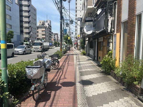 阿倍野区阪南町5丁目 土地 前面道路含む外観