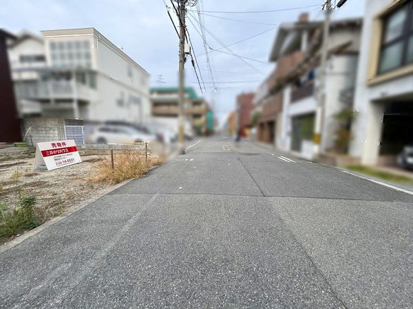 住吉区万代3丁目 土地 前面道路含む外観 住吉区万代3丁目 土地 前面道路含む外観