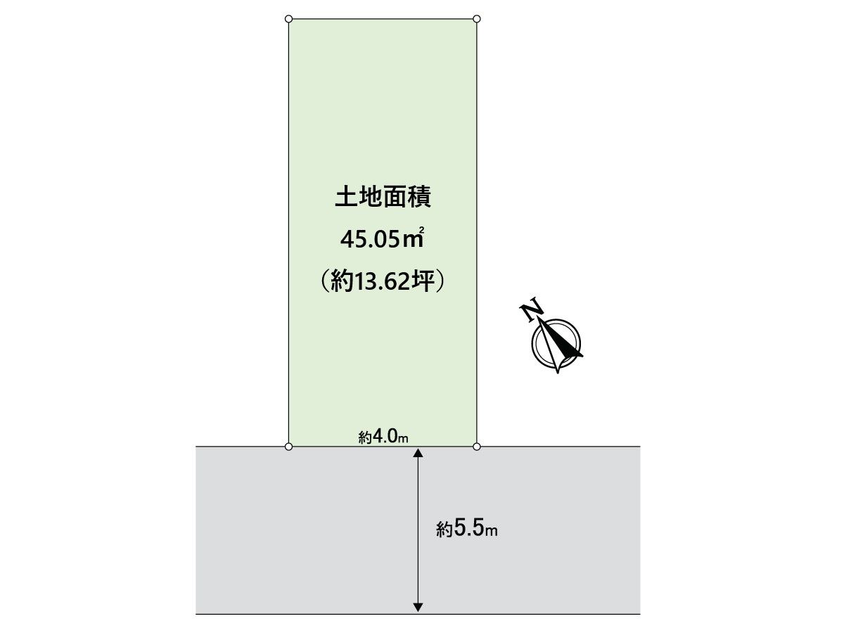 住之江区西住之江2丁目 土地 区画図 区画図