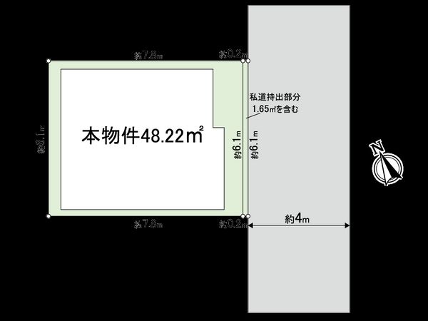 住之江区新北島3丁目 土地 区画図 区画図