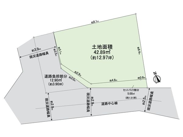 住吉区住吉1丁目 戸建 区画図 住吉区住吉1丁目 戸建 区画図