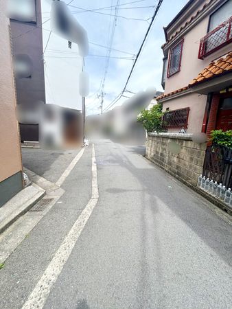 住吉区住吉1丁目 戸建 前面道路含む外観 住吉区住吉1丁目 戸建 前面道路含む外観