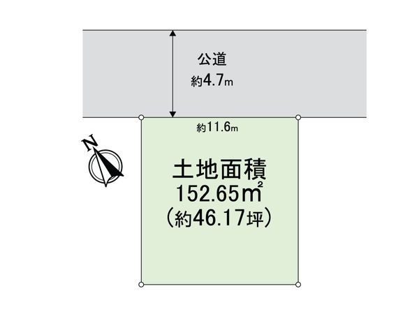 羽曳野市学園前4丁目 土地 区画図 羽曳野市学園前4丁目 土地 区画図