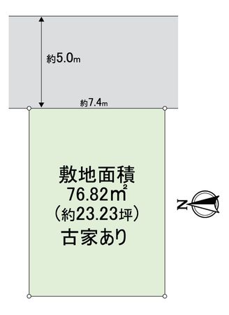 八尾市福万寺町南4丁目 土地 区画図 八尾市福万寺町南4丁目 土地 区画図