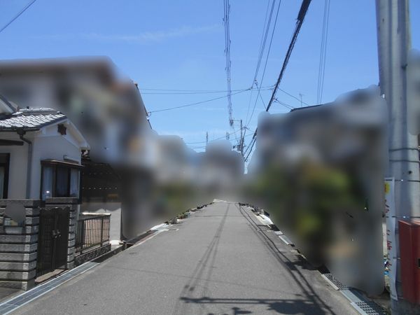 八尾市福万寺町南4丁目 土地 前面道路含む外観 八尾市福万寺町南4丁目 土地 前面道路含む外観
