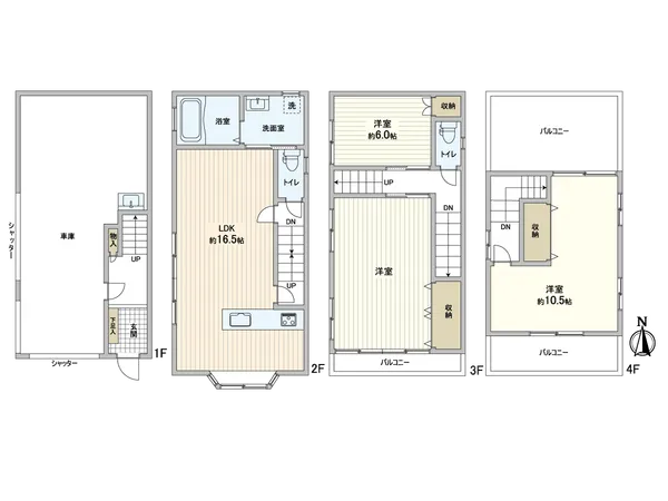 ３ＬＤＫ+広々とした駐車場