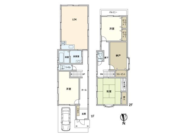 阿倍野区播磨町1丁目 戸建 間取図(平面図) 阿倍野区播磨町1丁目 戸建 間取図(平面図)