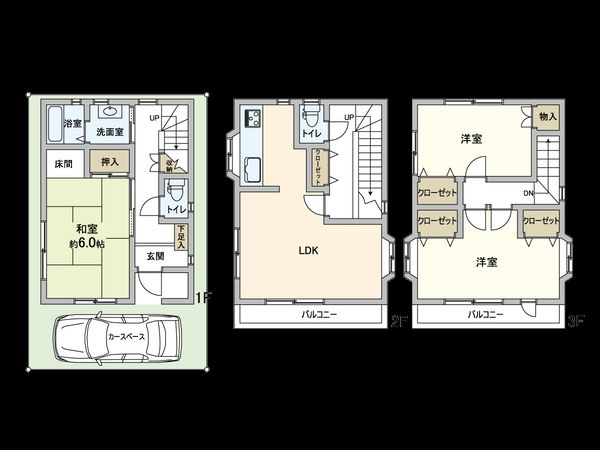 住吉区万代6丁目 戸建 バルコニー 住吉区万代6丁目 戸建 バルコニー
