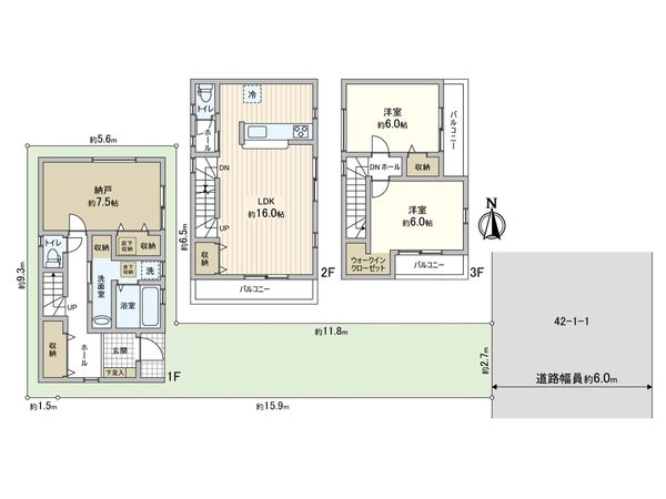 大阪市東住吉区今川4丁目 間取図(平面図)