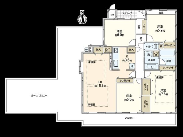 ファミール長居公園 間取図(平面図) 間取図(平面図)