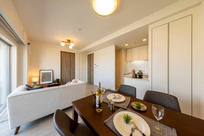 ザ・パークハウス阿倍野昭和町 リビング