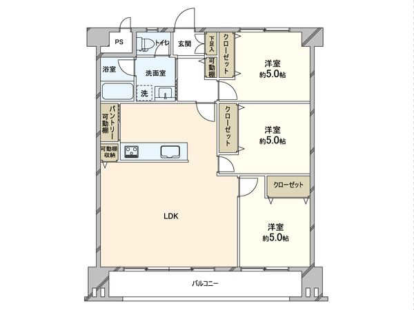 住吉ニューライフ 間取図(平面図)