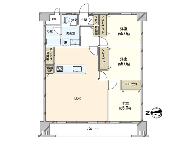 住吉ニューライフ 間取図(平面図) 住吉ニューライフ 間取図(平面図)